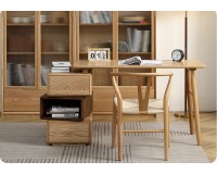 Nova Solid Oak Desk with storage